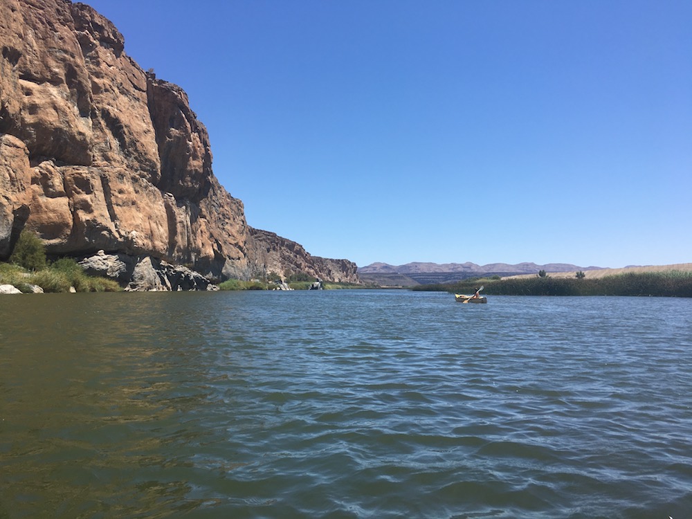 Flussfahrt nach Südafrika